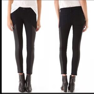 Rag & Bone Black and Gray Skinny Pants 32